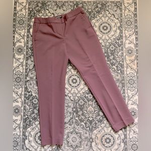 Express, Cropped Columnist Trousers, Size 8, Rose